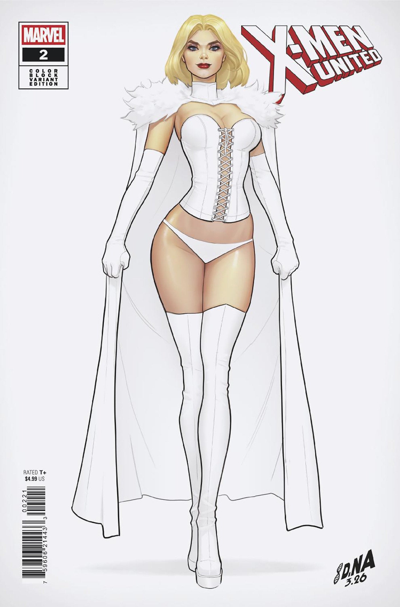 X-MEN UNITED #2 DAVID NAKAYAMA COLOR BLOCK WHITE VAR (15 Apr Release)