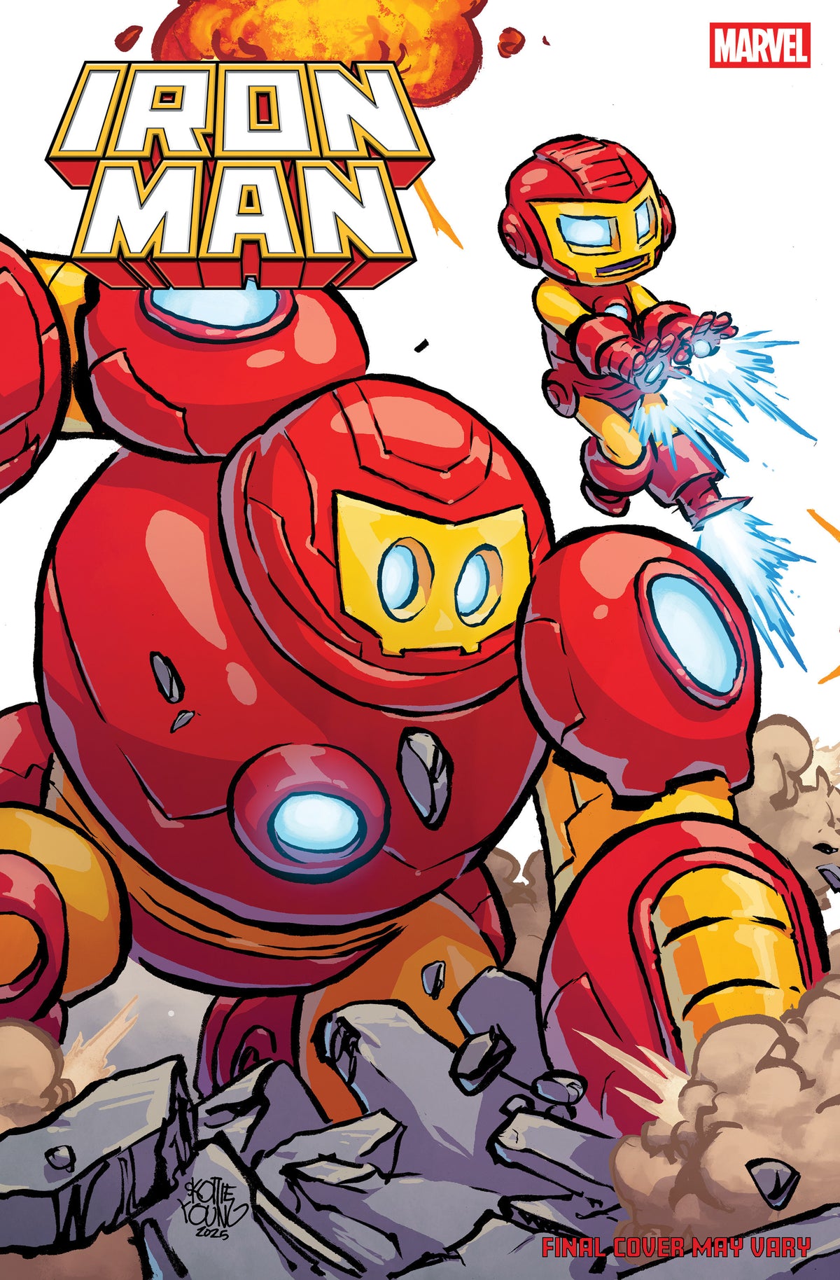 IRON MAN #3 SKOTTIE YOUNG 4-PART CONNECTING VAR (Backorder, Allow 4-5 Weeks)