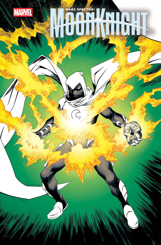 MARC SPECTOR: MOON KNIGHT #2 DECLAN SHALVEY DOOM HOMAGE VAR (Backorder, Allow 4-5 Weeks)