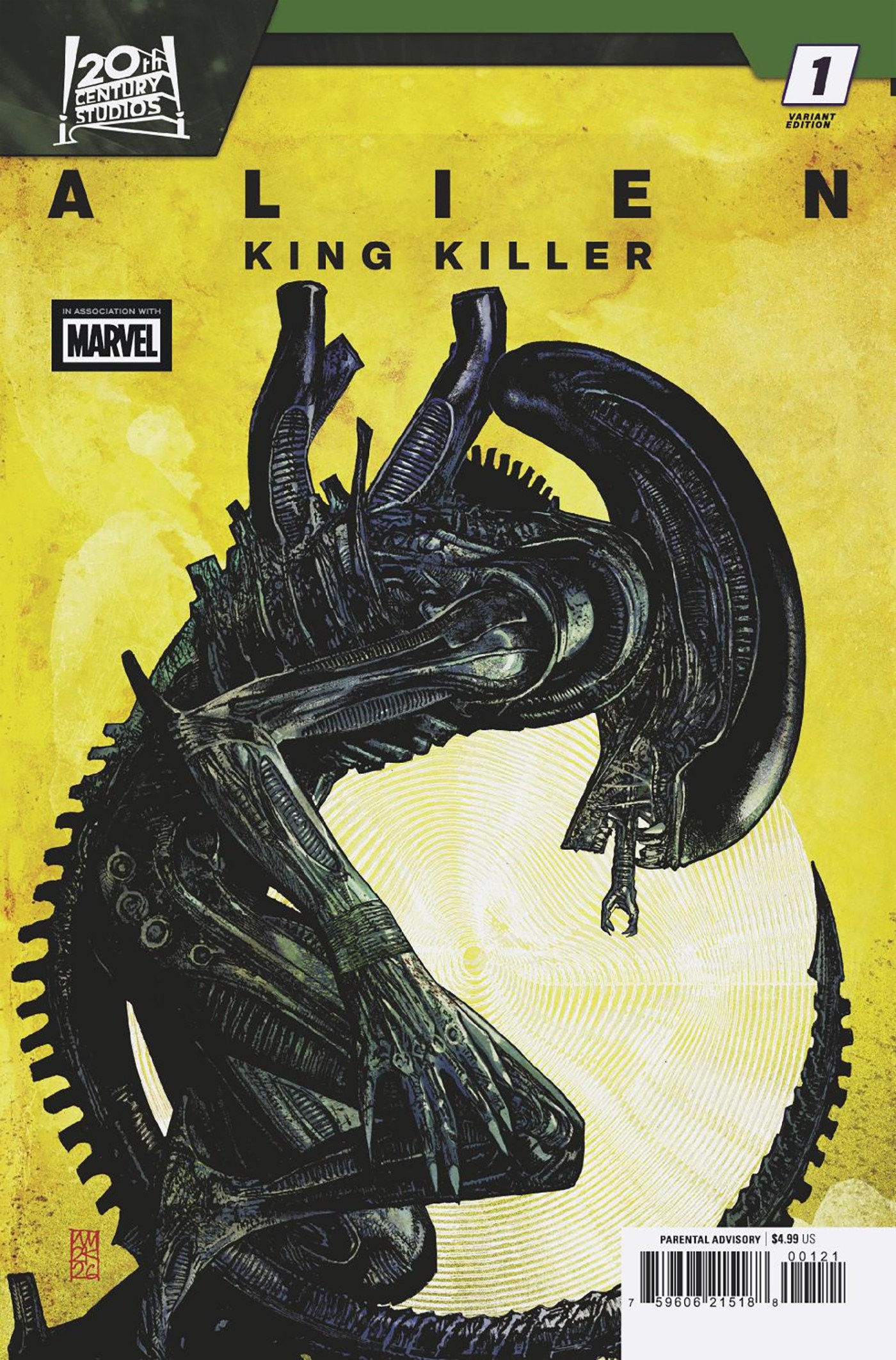 ALIEN: KING KILLER #1 ALEX MALEEV VAR (Backorder, Allow 4-5 Weeks)