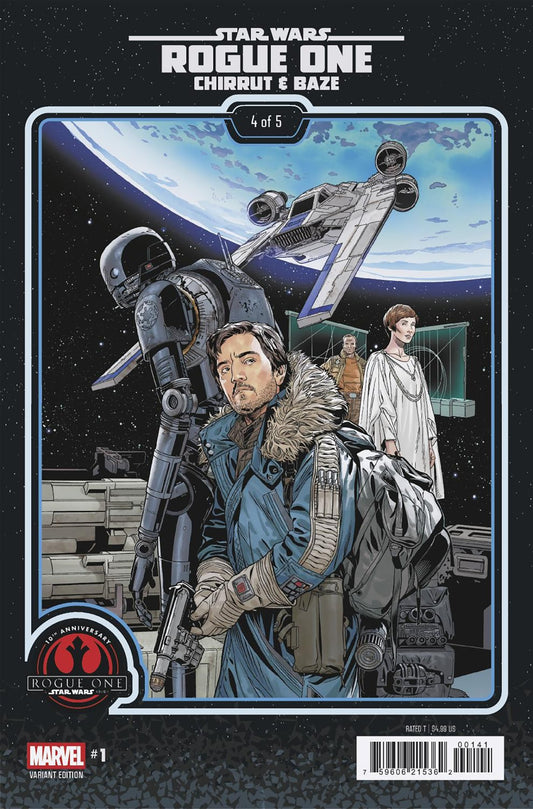 STAR WARS: ROGUE ONE - CHIRRUT & BAZE #1 CHRIS SPROUSE ROGUE ONE 10TH ANNIVERSARY VAR | MARVEL | Comicbookeroo