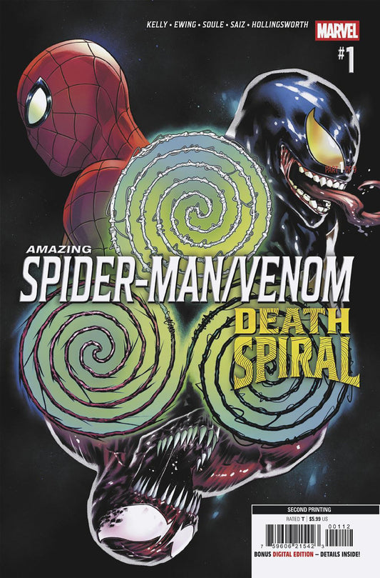 AMAZING SPIDER-MAN/VENOM: DEATH SPIRAL #1 CAFU 2ND PTG VAR [DS] (08 Apr Release)