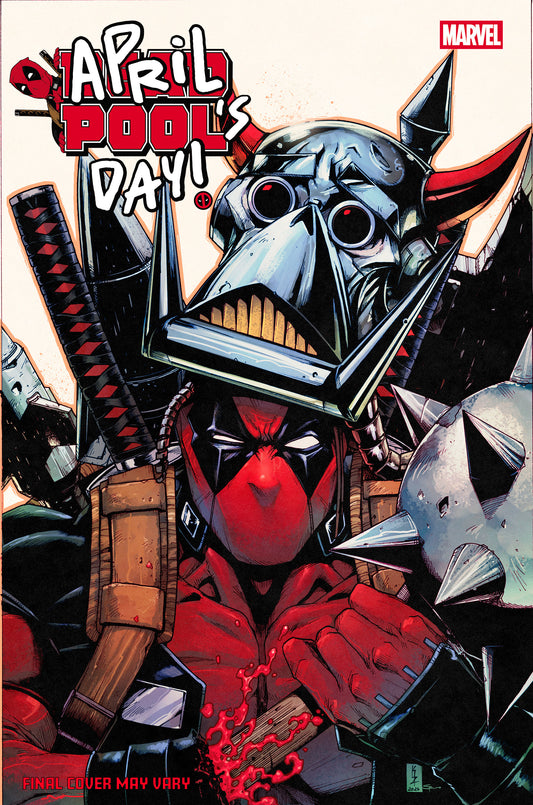 DEADPOOL: APRIL POOL'S DAY #1 KEI ZAMA DEATH'S HEAD VAR (Backorder, Allow 4-5 Weeks)