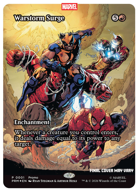 AVENGERS: ARMAGEDDON #1 RYAN STEGMAN MAGIC: THE GATHERING VAR (Limit 1 per person) (10 Jun Release)