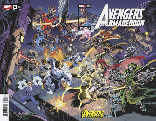 AVENGERS: ARMAGEDDON #5 LEONEL CASTELLANI MARVEL STUDIOS AVENGERS: DOOMSDAY WRAPAROUND VAR (21 Oct Release)