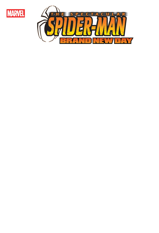 SPECTACULAR SPIDER-MAN: BRAND NEW DAY #1 BLANK COVER VAR (Backorder, Allow 4-5 Weeks)