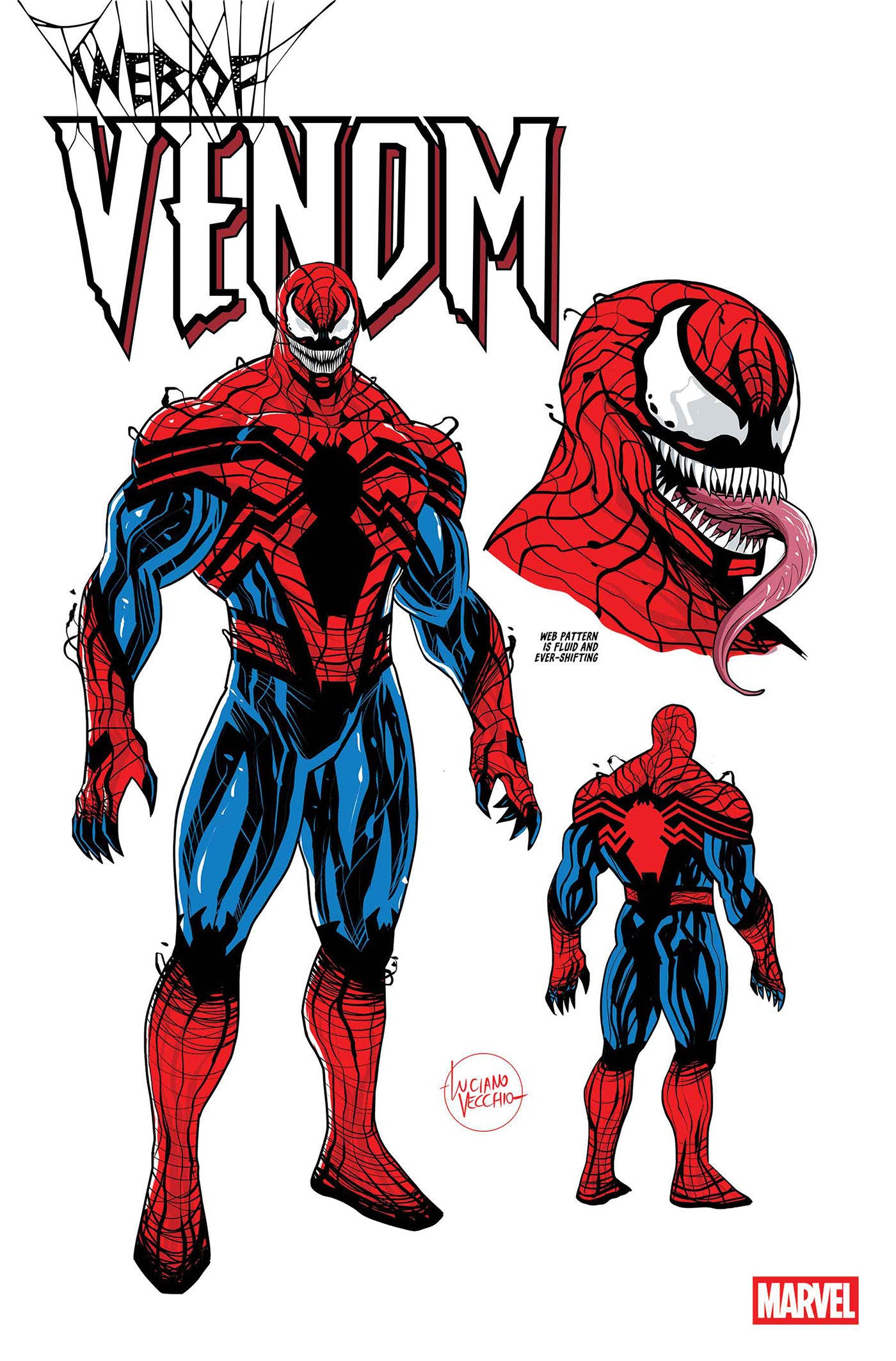 WEB OF VENOM #1 INCV 1:10 LUCIANO VECCHIO DESIGN VAR