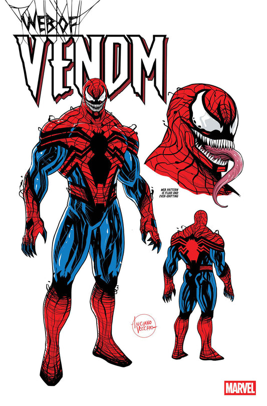 WEB OF VENOM #1 INCV 1:10 LUCIANO VECCHIO DESIGN VAR