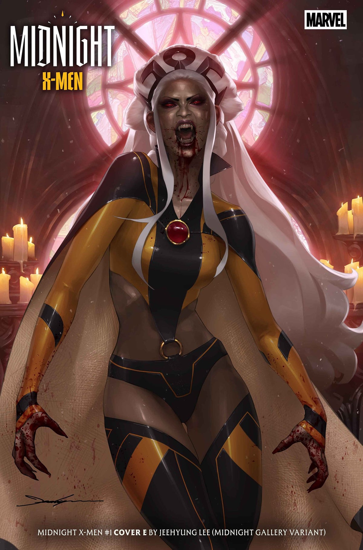 MIDNIGHT X-MEN #1 CVR E INCV 1:25 JEEHYUNG LEE MIDNIGHT GALLERY VAR | MARVEL | Comicbookeroo
