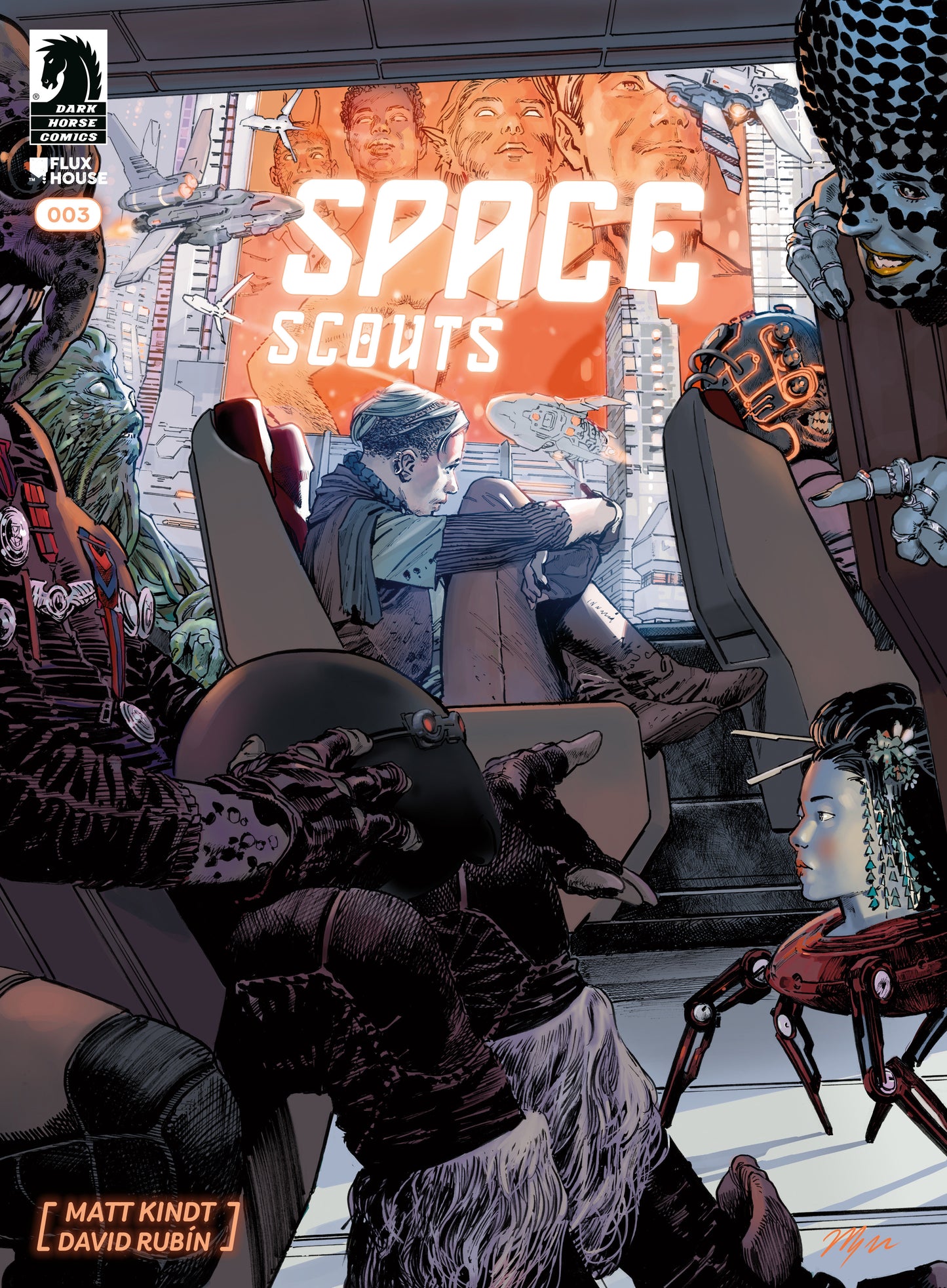 SPACE SCOUTS #3 (CVR B) (ALVARO MARTINEZ BUENO) (Backorder, Allow 4-5 Weeks)