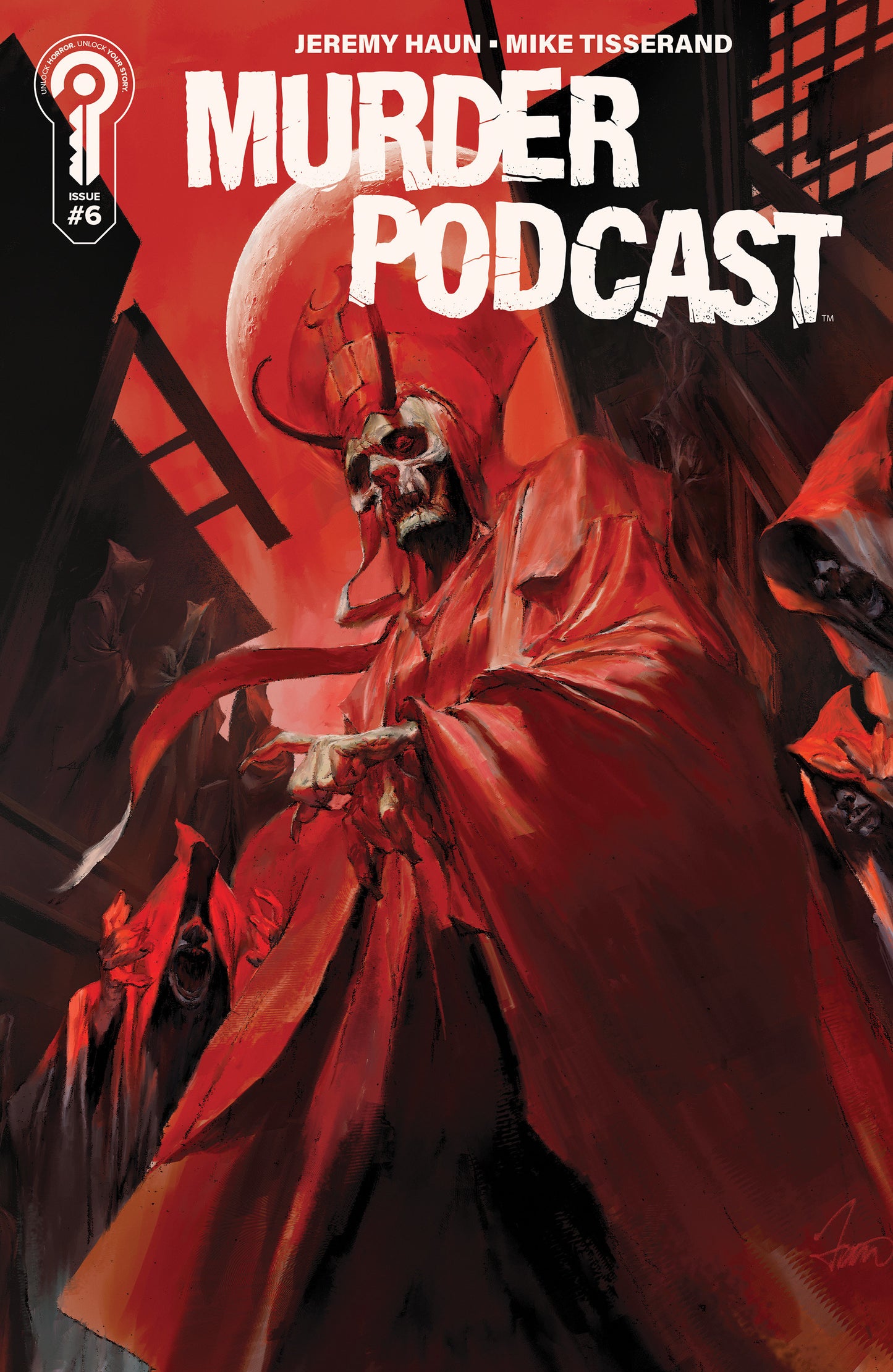 MURDER PODCAST #6 COVER B MIKE TISSERAND (Backorder, Allow 4-5 Weeks)