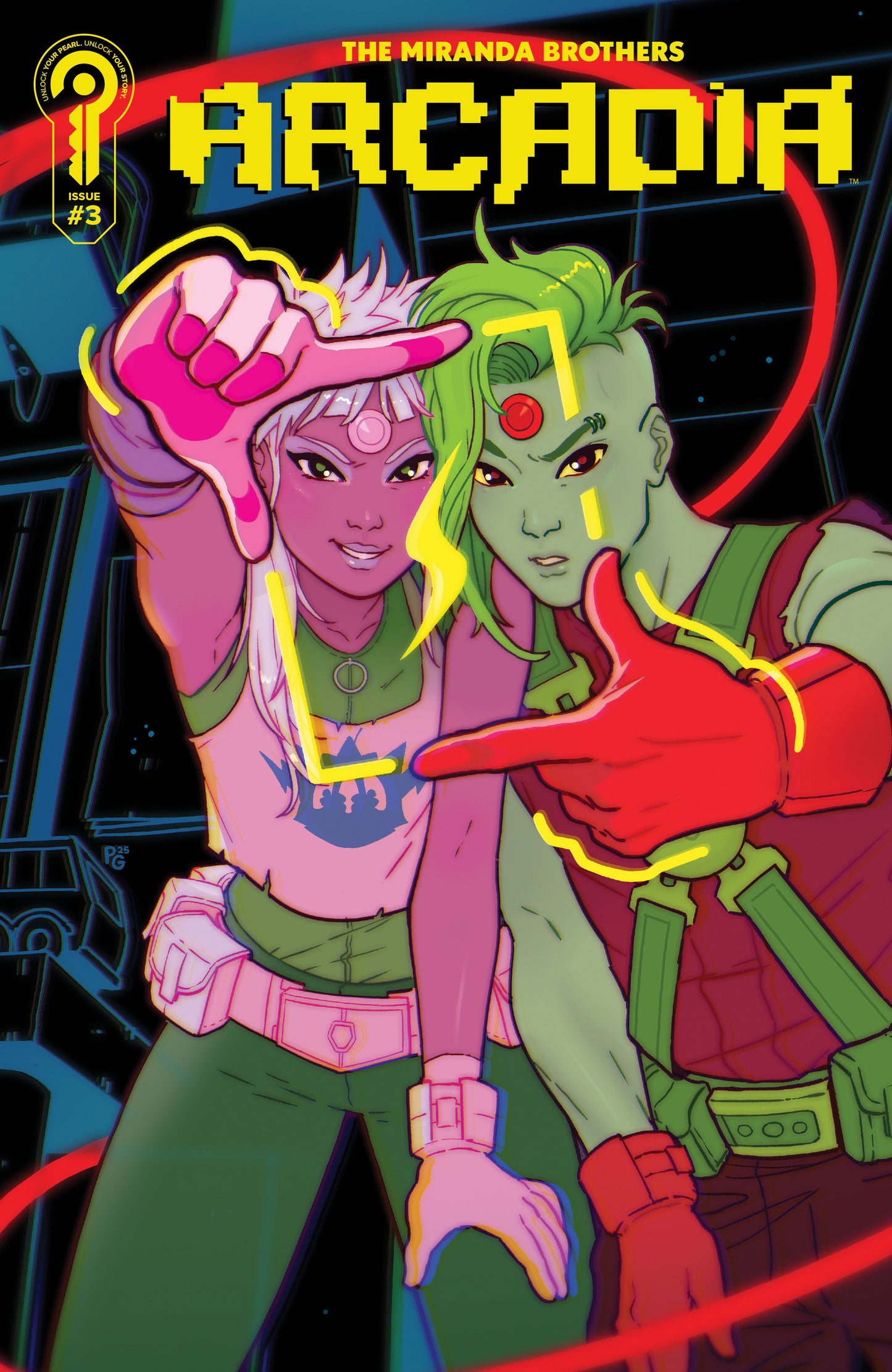 ARCADIA #3 COVER B PAULINA GANUCHEAU (Backorder, Allow 4-5 Weeks)