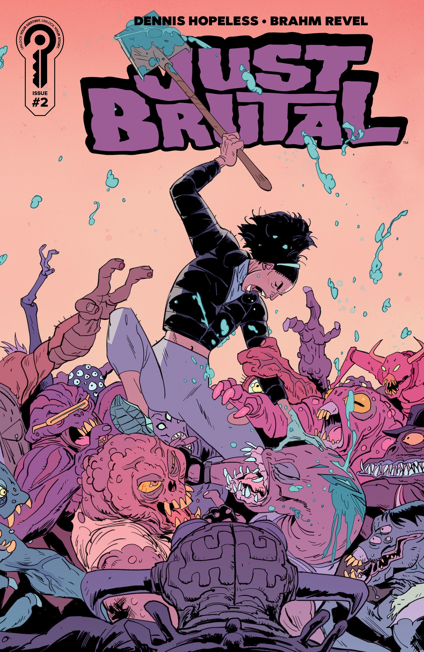 JUST BRUTAL #2 COVER A BRAHM REVEL (Backorder, Allow 4-5 Weeks)
