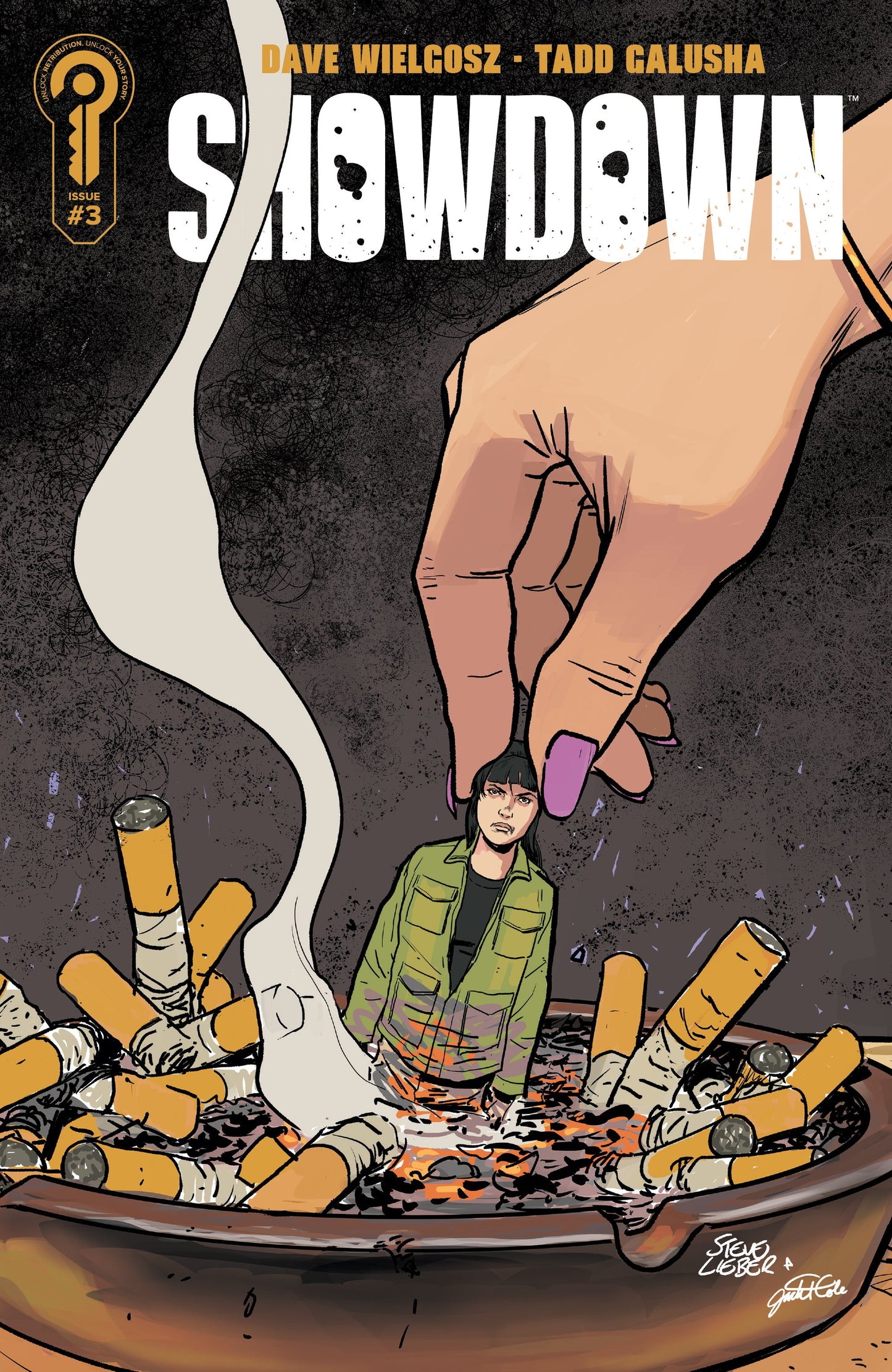 SHOWDOWN #3 COVER A STEVE LIEBER (12 Aug Release)