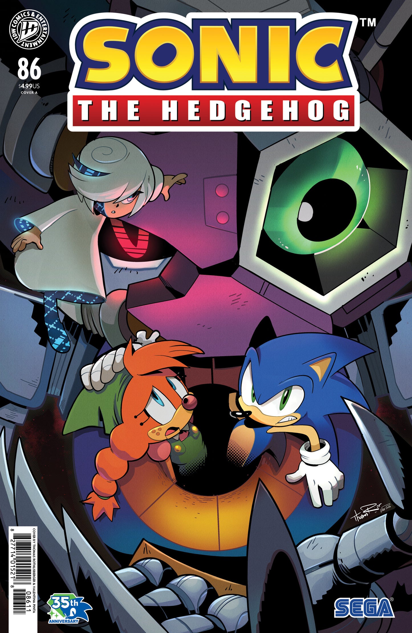 SONIC THE HEDGEHOG #86 COVER A (ROTHLISBERGER) (15 Apr Release)
