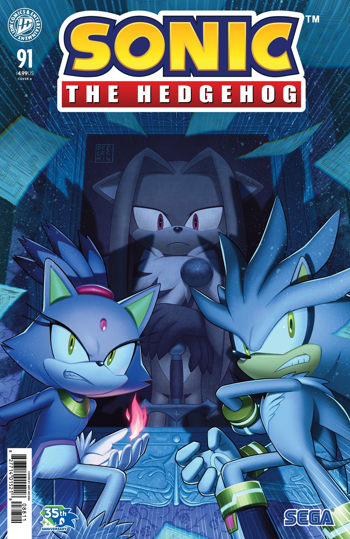 SONIC THE HEDGEHOG #91 COVER A