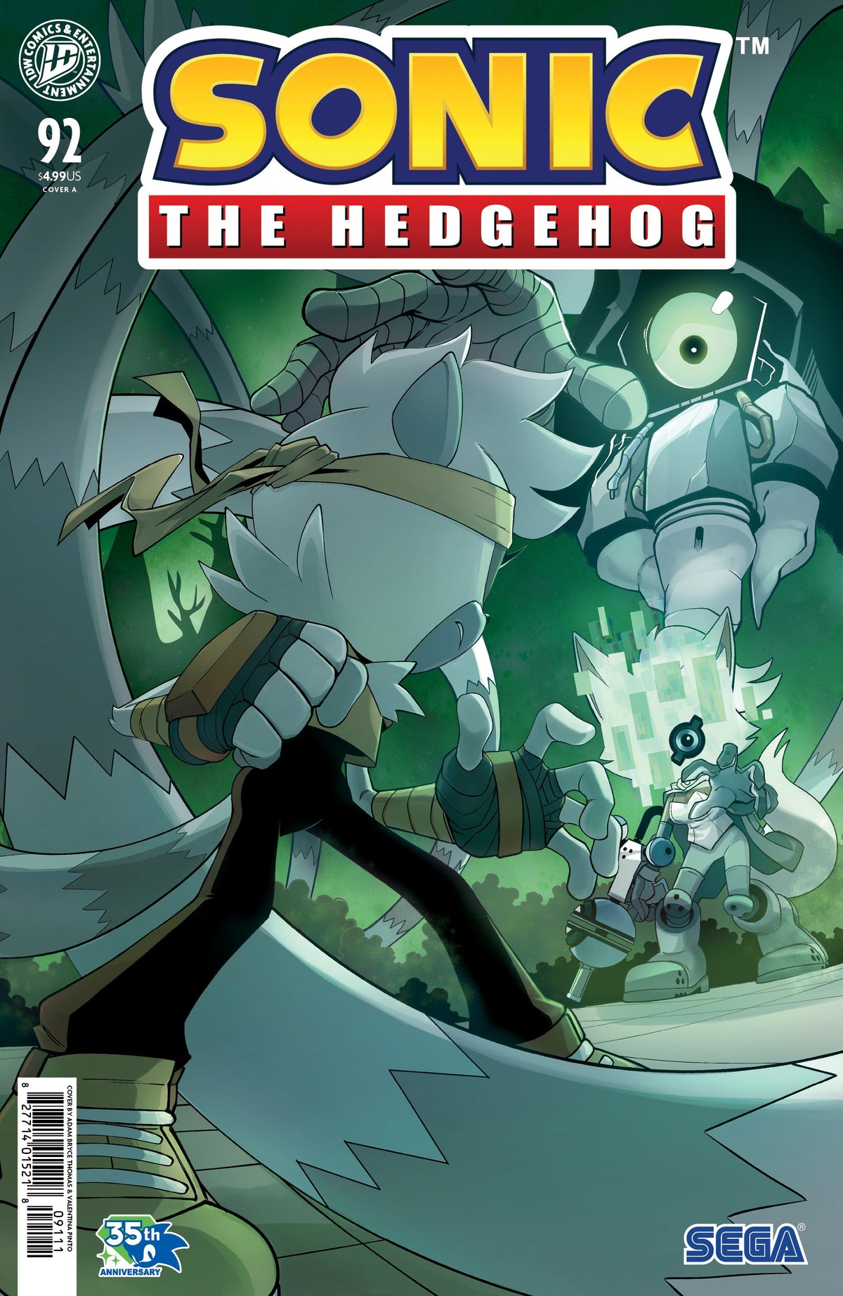 SONIC THE HEDGEHOG #92 COVER A