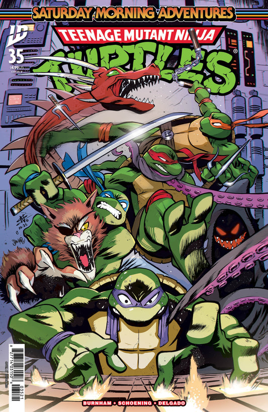 TMNT SATURDAY MORNING ADV #35 VAR B (NEO) (Backorder, Allow 4-5 Weeks)