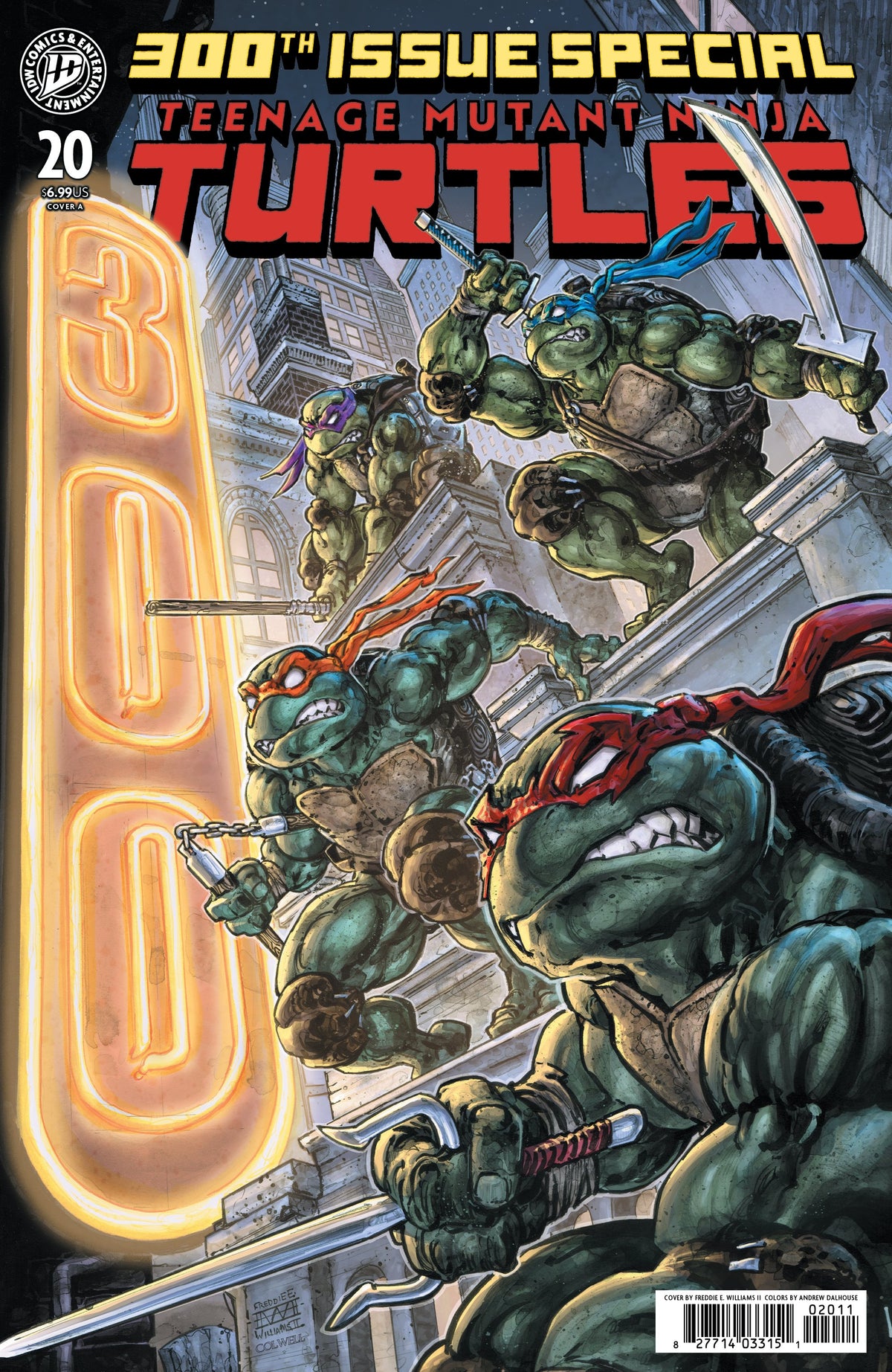 TEENAGE MUTANT NINJA TURTLES 2024 #20 300TH ISSUE SPECIAL COVER A (WILLIAMS II) (Backorder, Allow 4-5 Weeks)