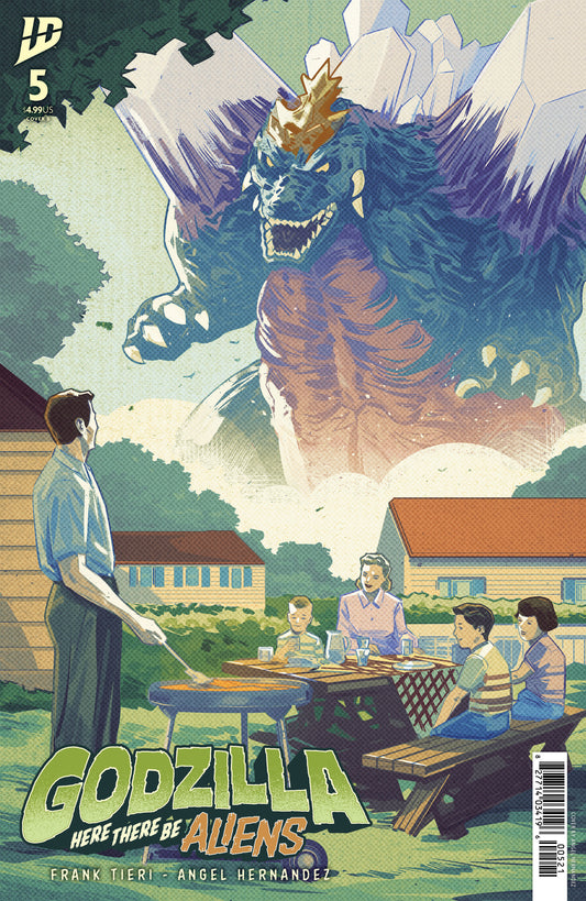 GODZILLA HERE THERE BE ALIENS #5 VAR B (HERNANDEZ) (Backorder, Allow 4-5 Weeks)