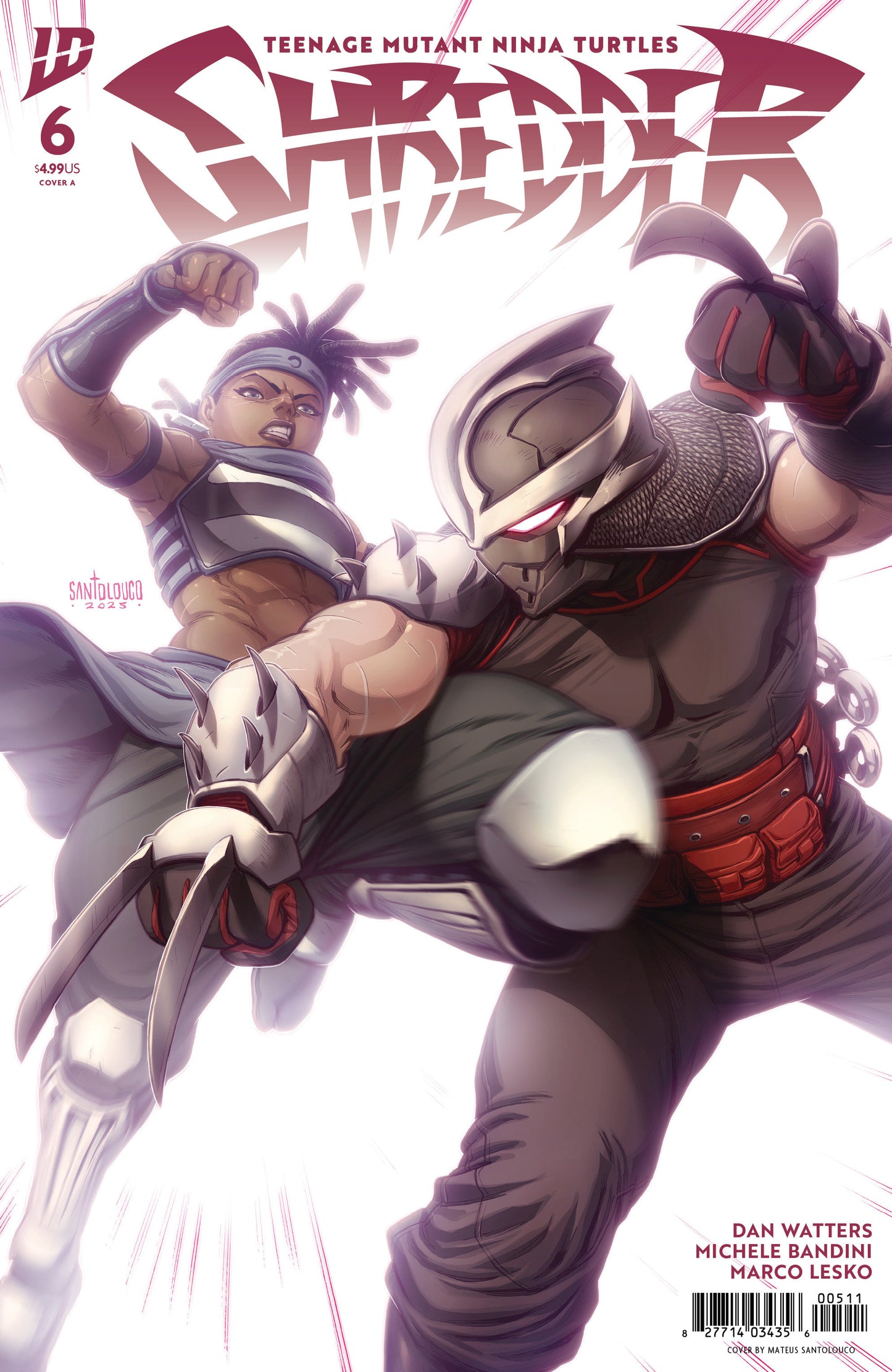 TEENAGE MUTANT NINJA TURTLES SHREDDER #6 COVER A (SANTOLOUCO) (Backorder, Allow 4-5 Weeks)