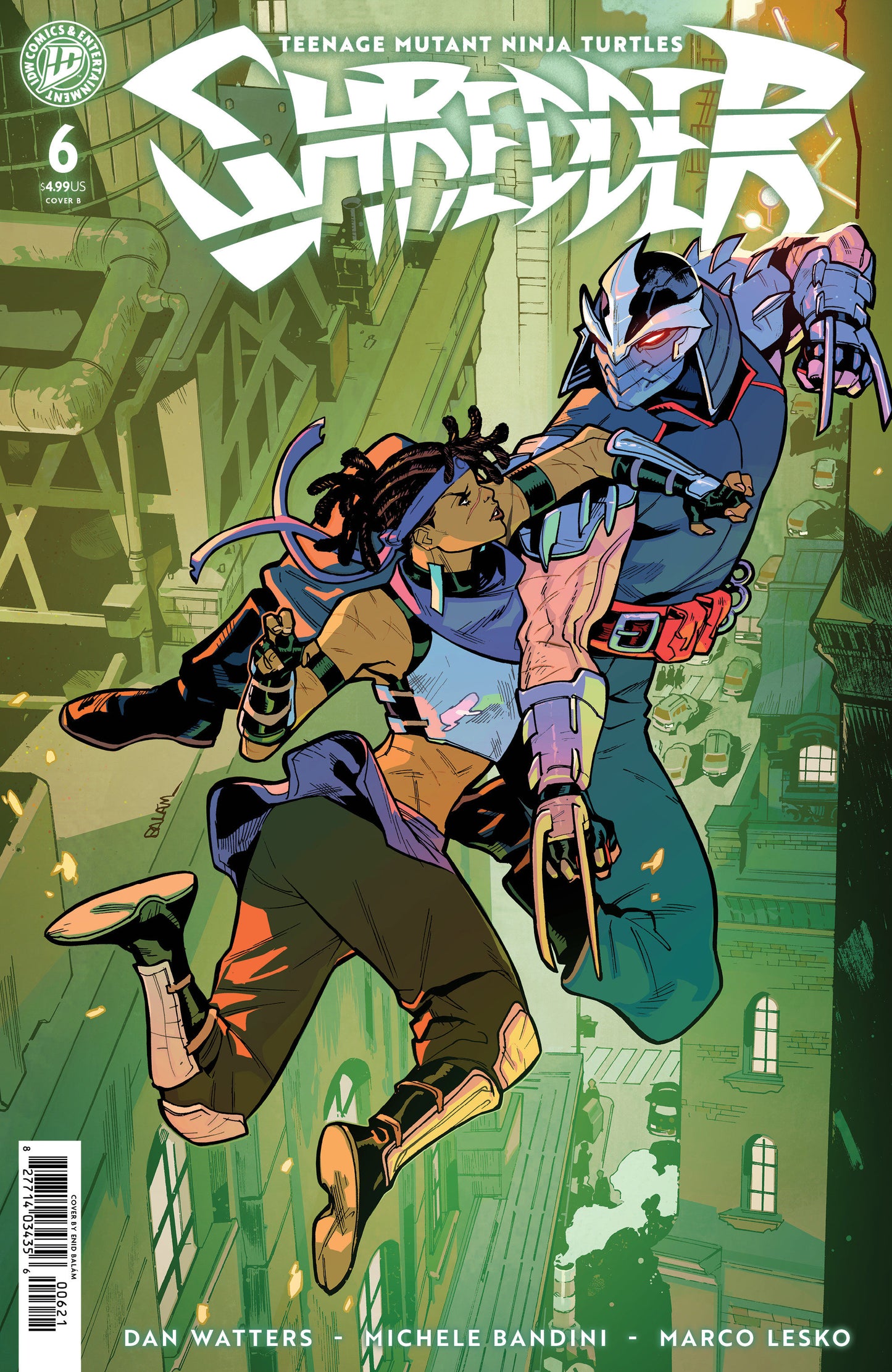 TEENAGE MUTANT NINJA TURTLES SHREDDER #6 VAR B (BANDINI) (Backorder, Allow 4-5 Weeks)