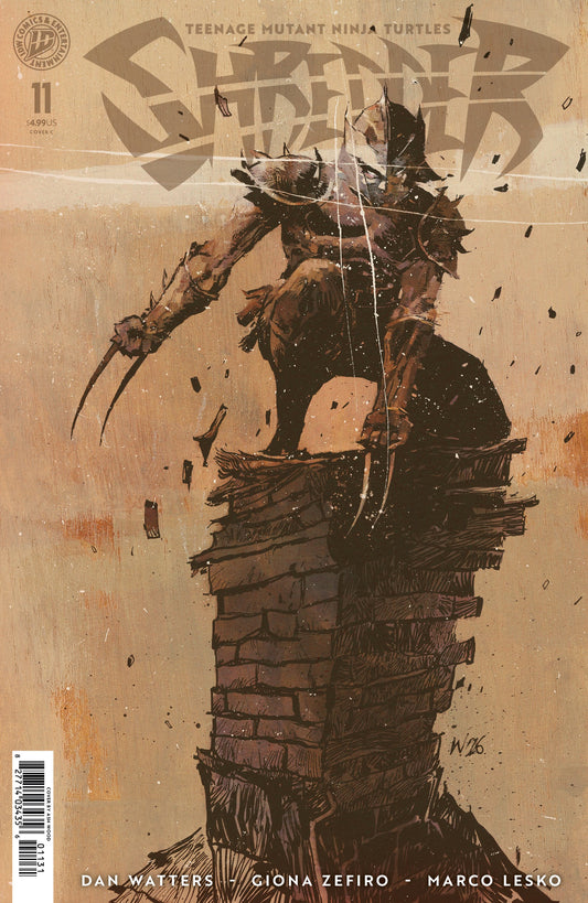 TEENAGE MUTANT NINJA TURTLES SHREDDER #11 VAR C (WOOD) (19 Aug Release)