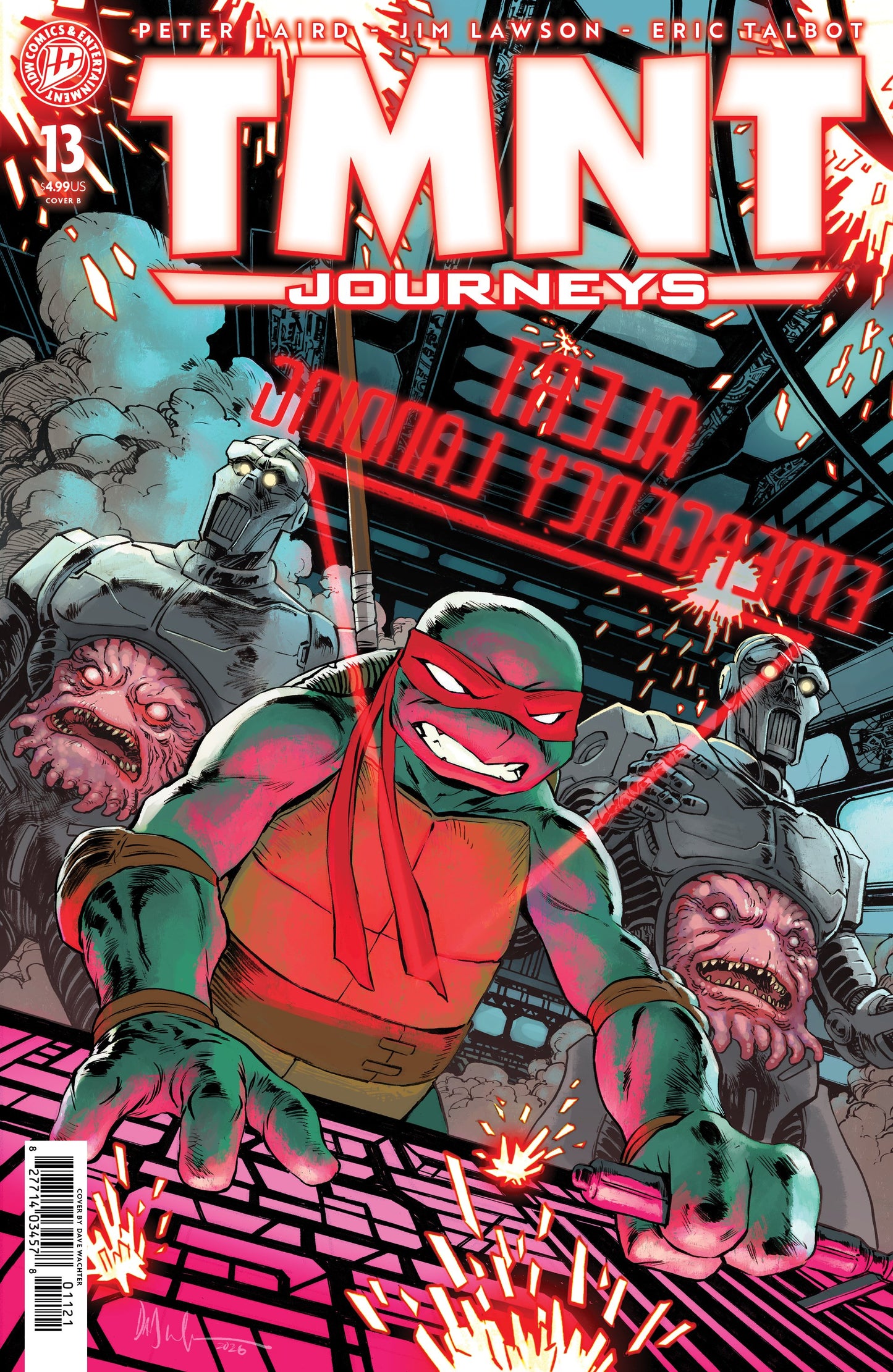 TEENAGE MUTANT NINJA TURTLES JOURNEYS #13 VAR B (WACHTER) (02 Sep Release)