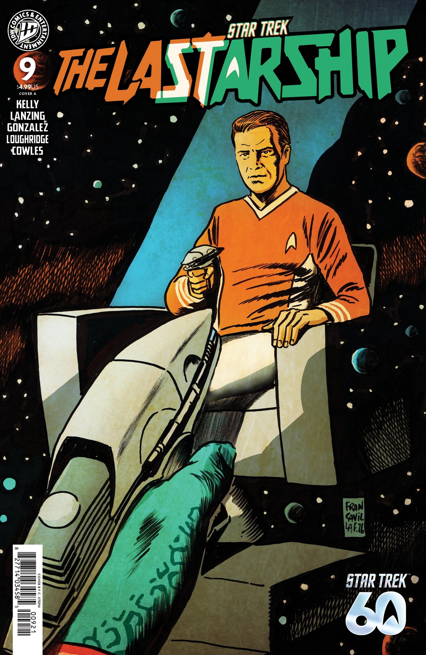 STAR TREK: THE LAST STARSHIP #9 COVER A (FRANCAVILLA) (15 Jul Release)