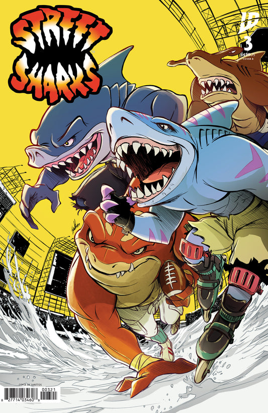 STREET SHARKS #3 VAR B (SANTTOS) (Backorder, Allow 4-5 Weeks)