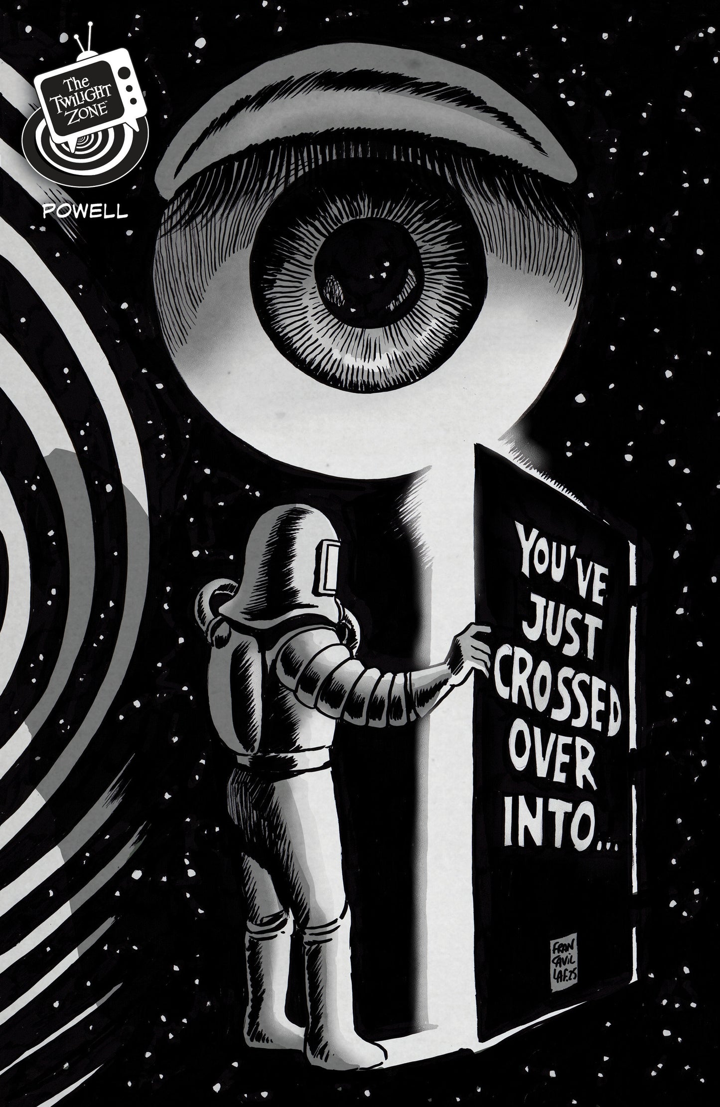 THE TWILIGHT ZONE #4 VAR B (FRANCAVILLA CONNECTING COVER) (Backorder, Allow 4-5 Weeks)