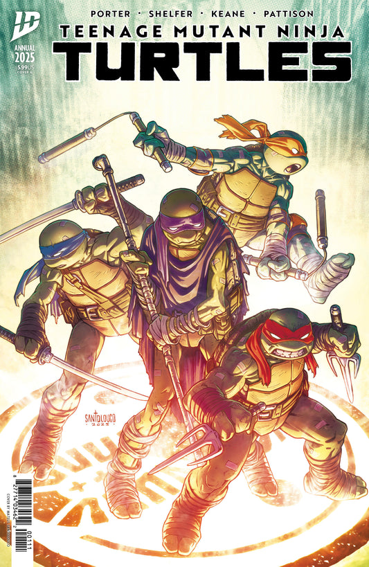 TEENAGE MUTANT NINJA TURTLES: ANNUAL 2025 COVER A (SANTOLOUCO) (Backorder, Allow 4-5 Weeks)