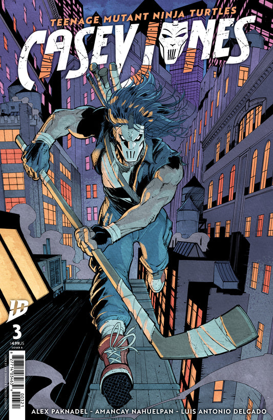 TEENAGE MUTANT NINJA TURTLES: CASEY JONES #3 VAR B (DUNBAR) (Backorder, Allow 4-5 Weeks)
