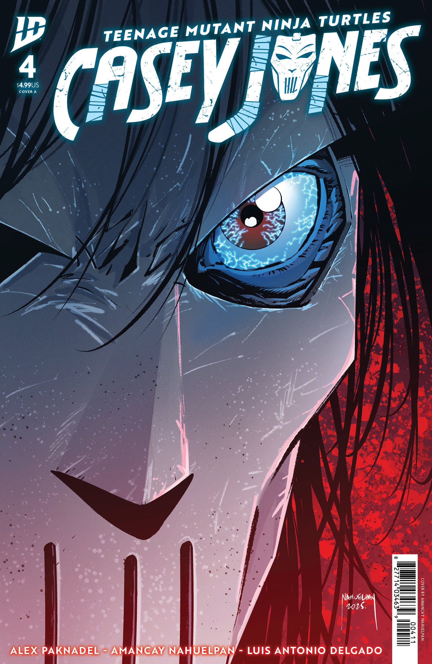 TEENAGE MUTANT NINJA TURTLES: CASEY JONES #4 COVER A (NAHUELPAN) (Backorder, Allow 4-5 Weeks)