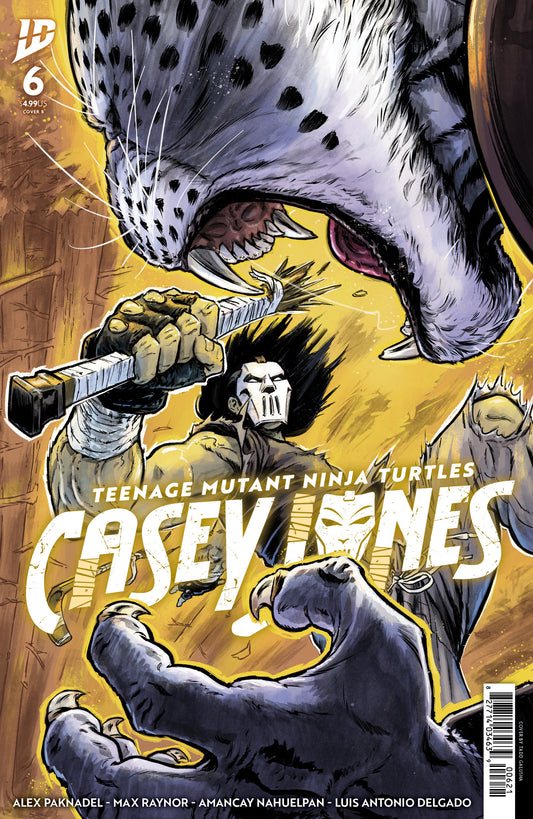 TEENAGE MUTANT NINJA TURTLES: CASEY JONES #6 VAR B (GALUSHA) (Backorder, Allow 4-5 Weeks)