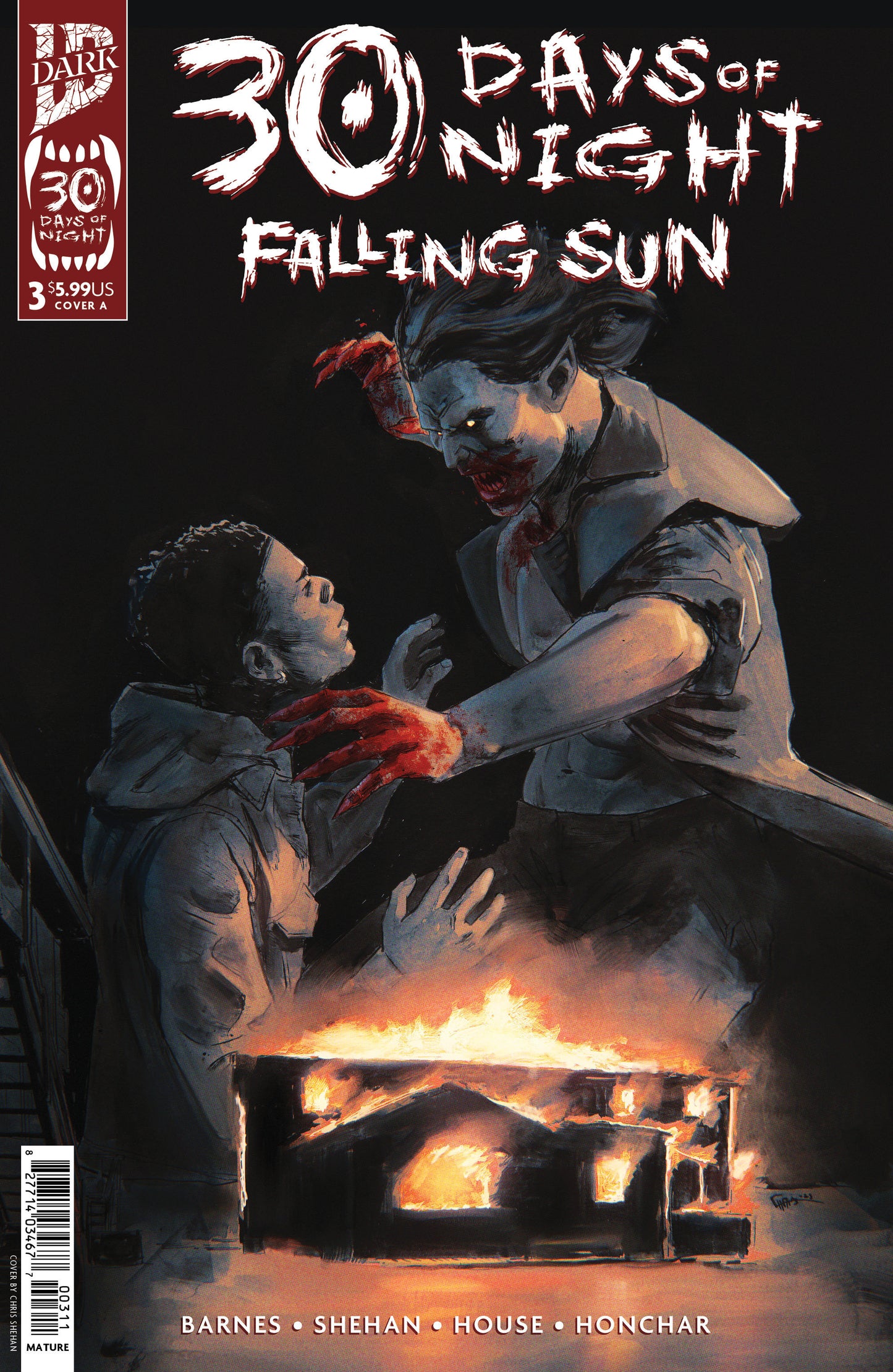 30 DAYS OF NIGHT: FALLING SUN #3 COVER A (SHEHAN) (Backorder, Allow 4-5 Weeks)
