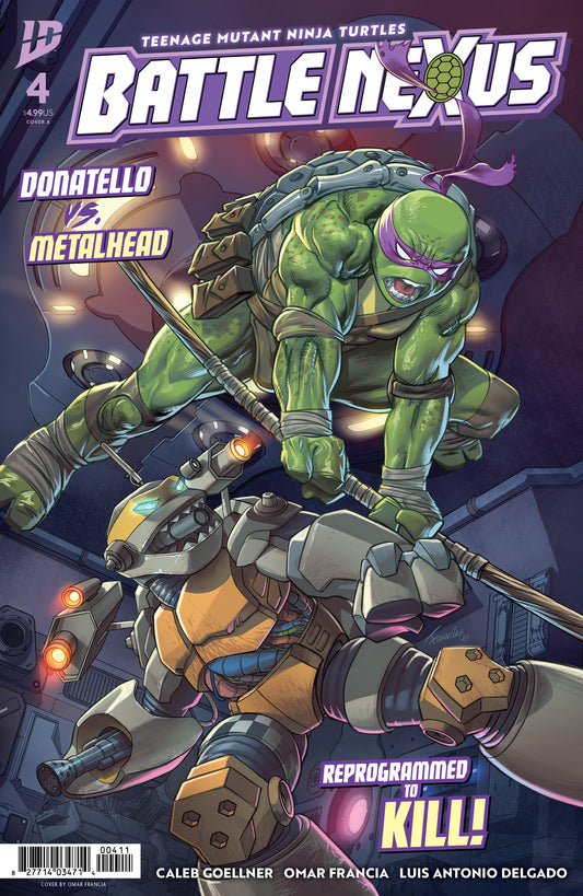 TEENAGE MUTANT NINJA TURTLES: BATTLE NEXUS #4 COVER A (FRANCIA) (Backorder, Allow 4-5 Weeks)