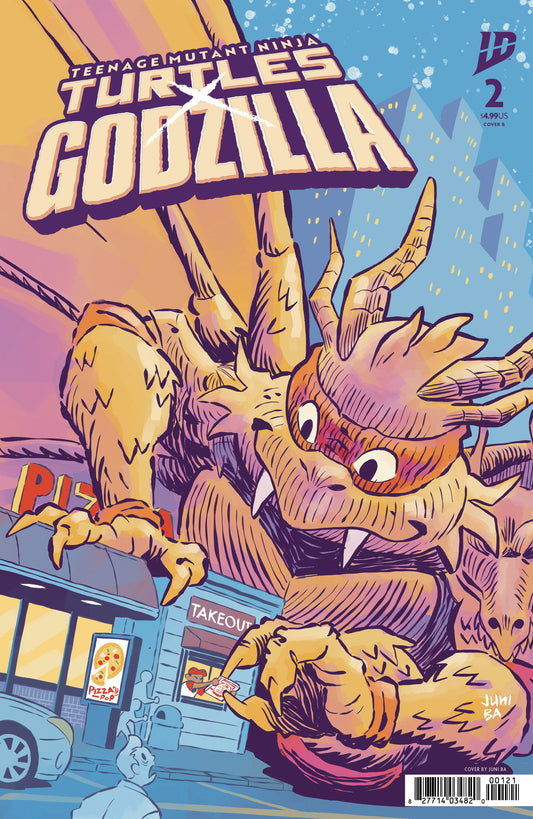 TEENAGE MUTANT NINJA TURTLES X GODZILLA #2 VAR B (BA) (Backorder, Allow 4-5 Weeks)