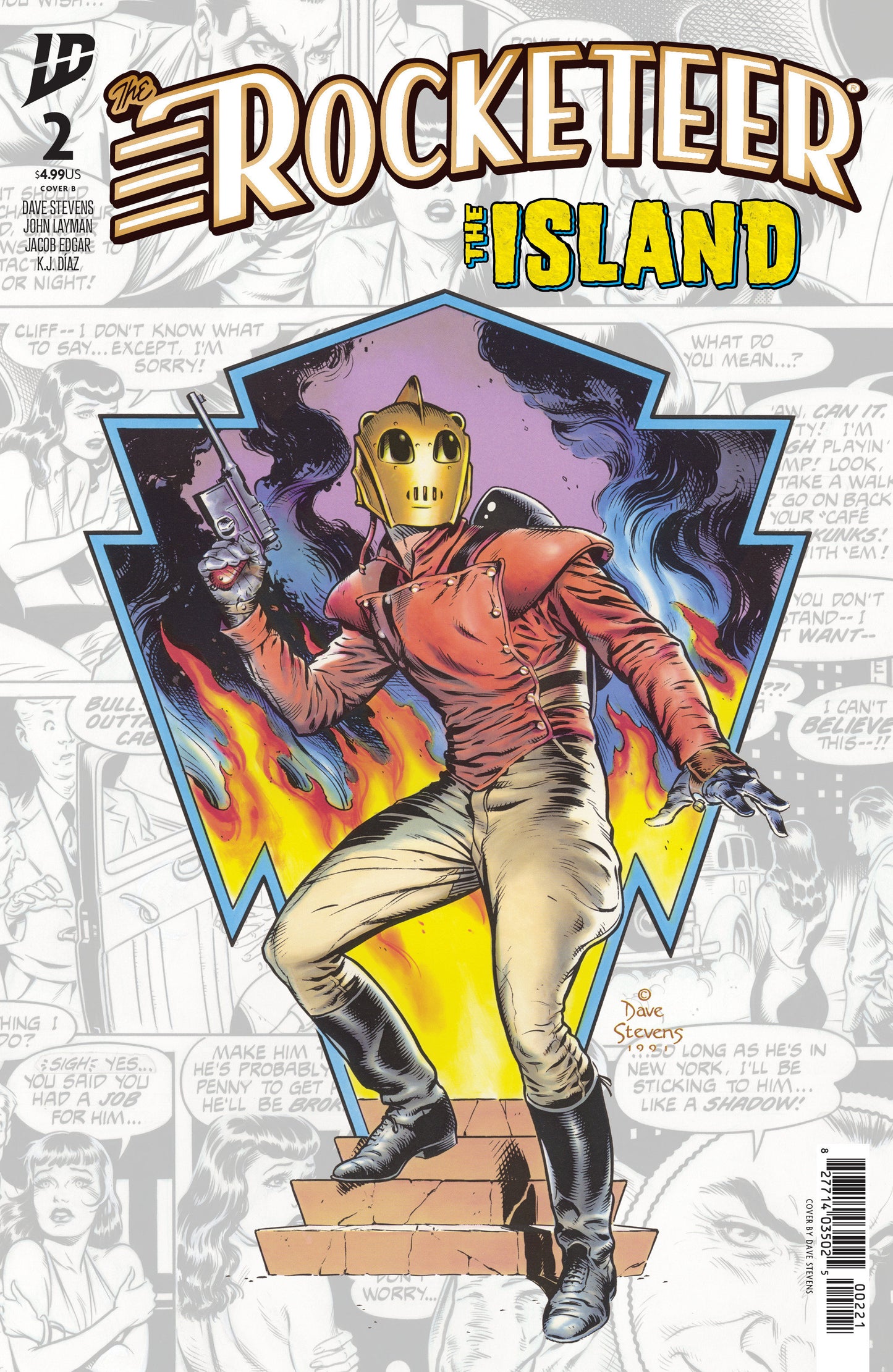 THE ROCKETEER: THE ISLAND #2 VAR B (STEVENS) (22 Apr Release)