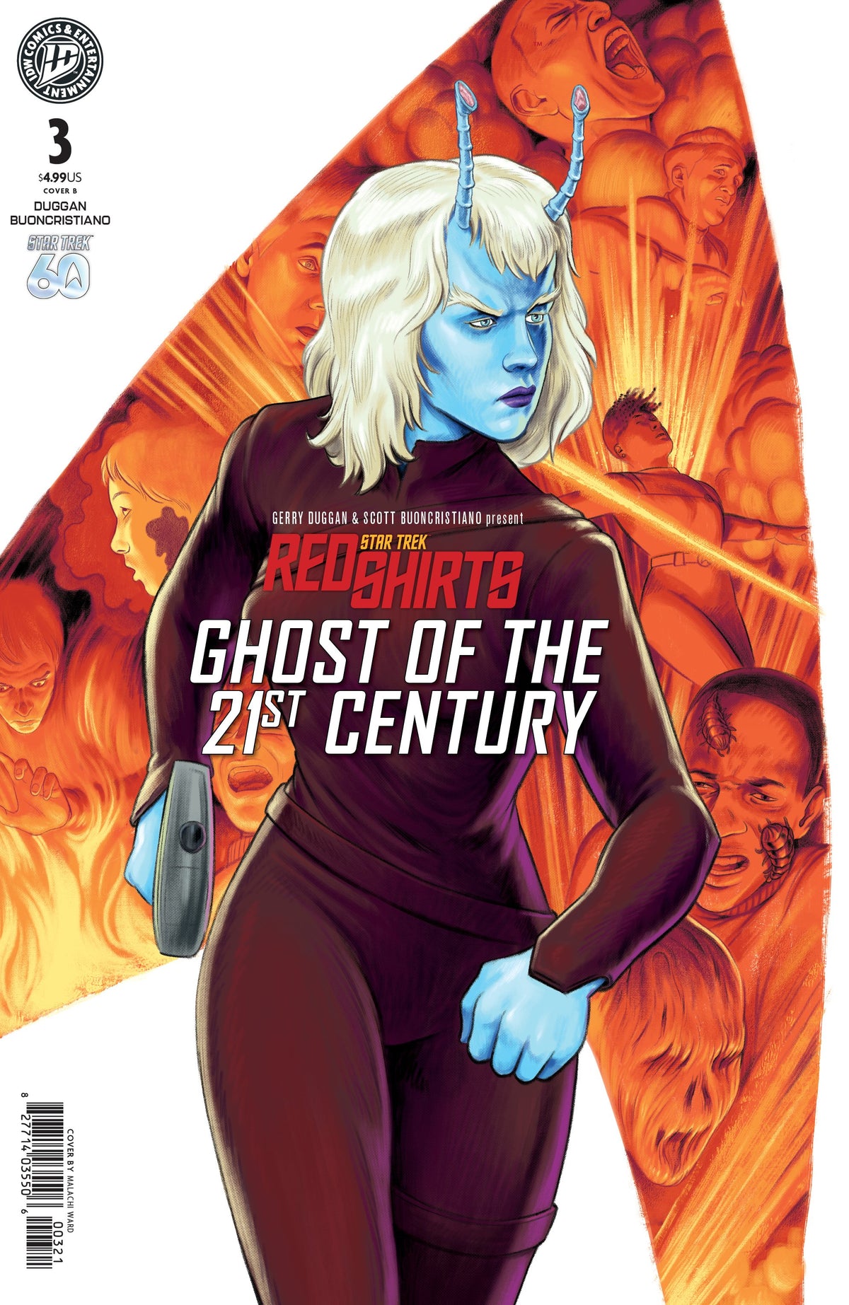 STAR TREK: RED SHIRTS--GHOST OF THE 21ST CENTURY #3 VAR B