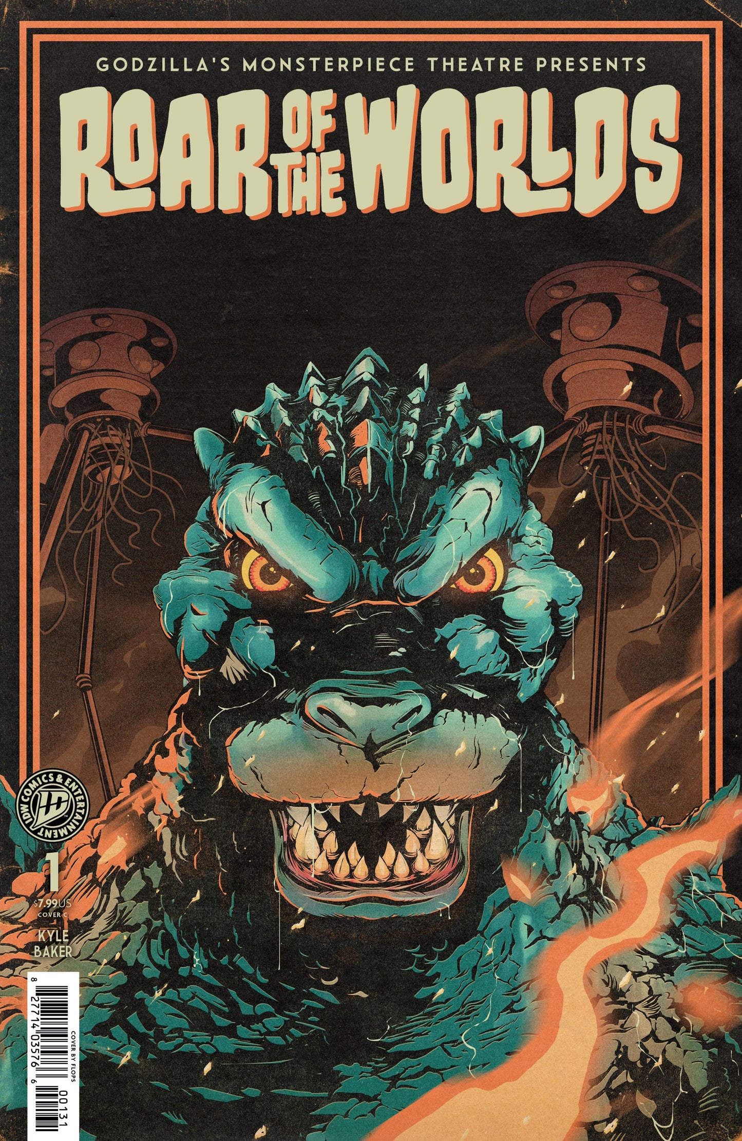 GODZILLA'S MONSTERPIECE THEATRE PRESENTS: ROAR OF THE WORLDS VAR C (FLOPS!) (12 Aug Release)