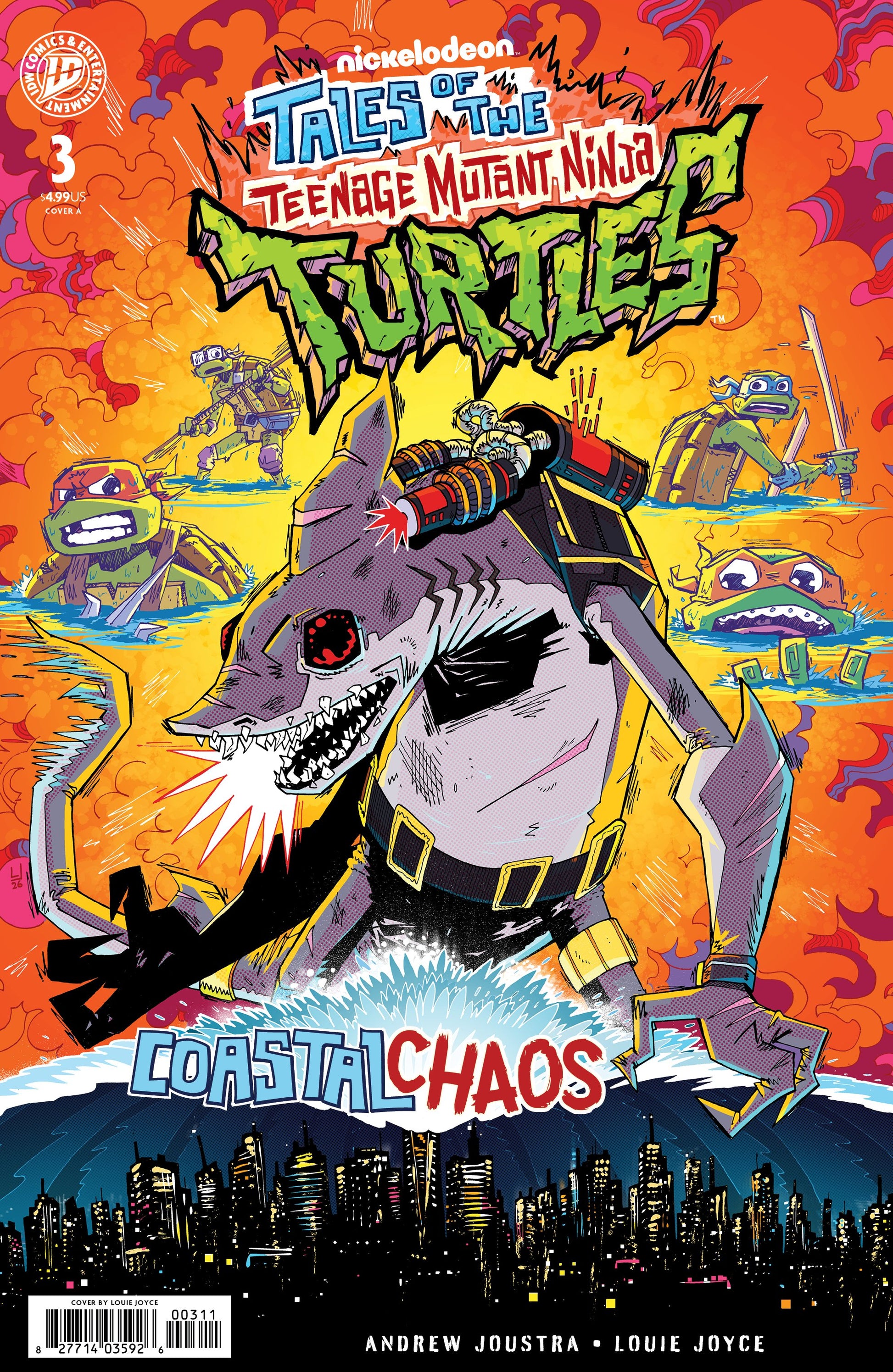 TALES OF THE TEENAGE MUTANT NINJA TURTLES: COASTAL CHAOS #3 COVER A