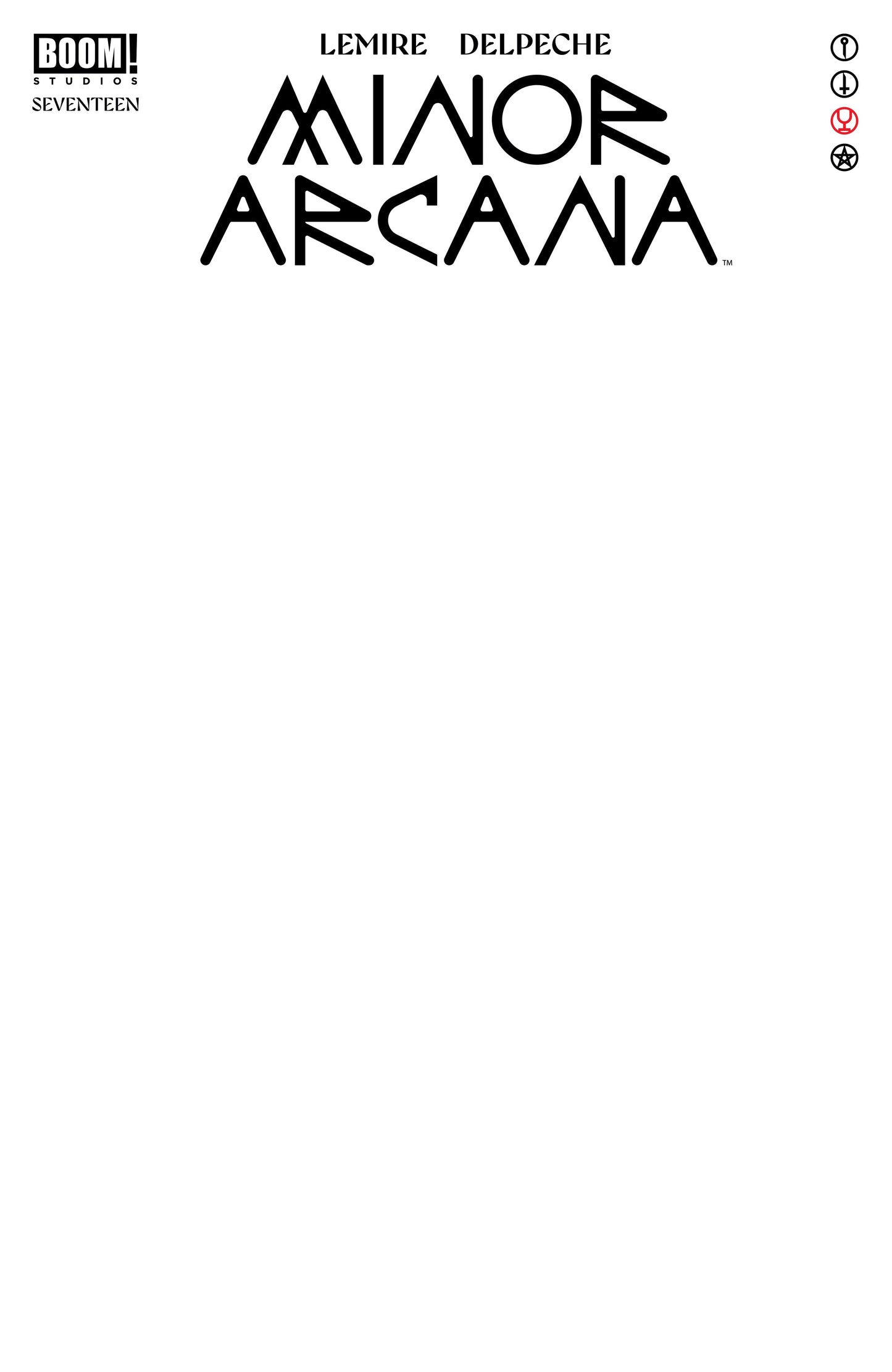 MINOR ARCANA #17 C BLANK SKETCH VAR (05 Aug Release)
