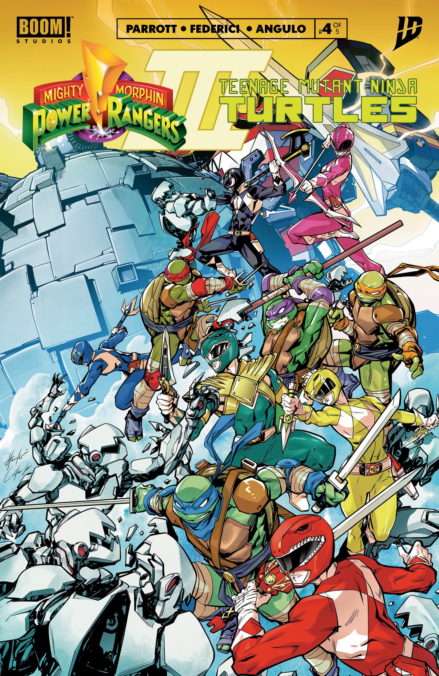 MMPR TMNT III #4 B VAR (DRESSED, PRASETYA) (Backorder, Allow 4-5 Weeks)
