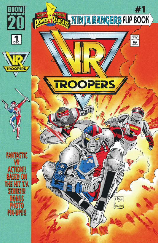 VR TROOPERS POWER RANGERS FLIPBOOK FACSIMILE EDITION #1 CVR (Backorder, Allow 4-5 Weeks)