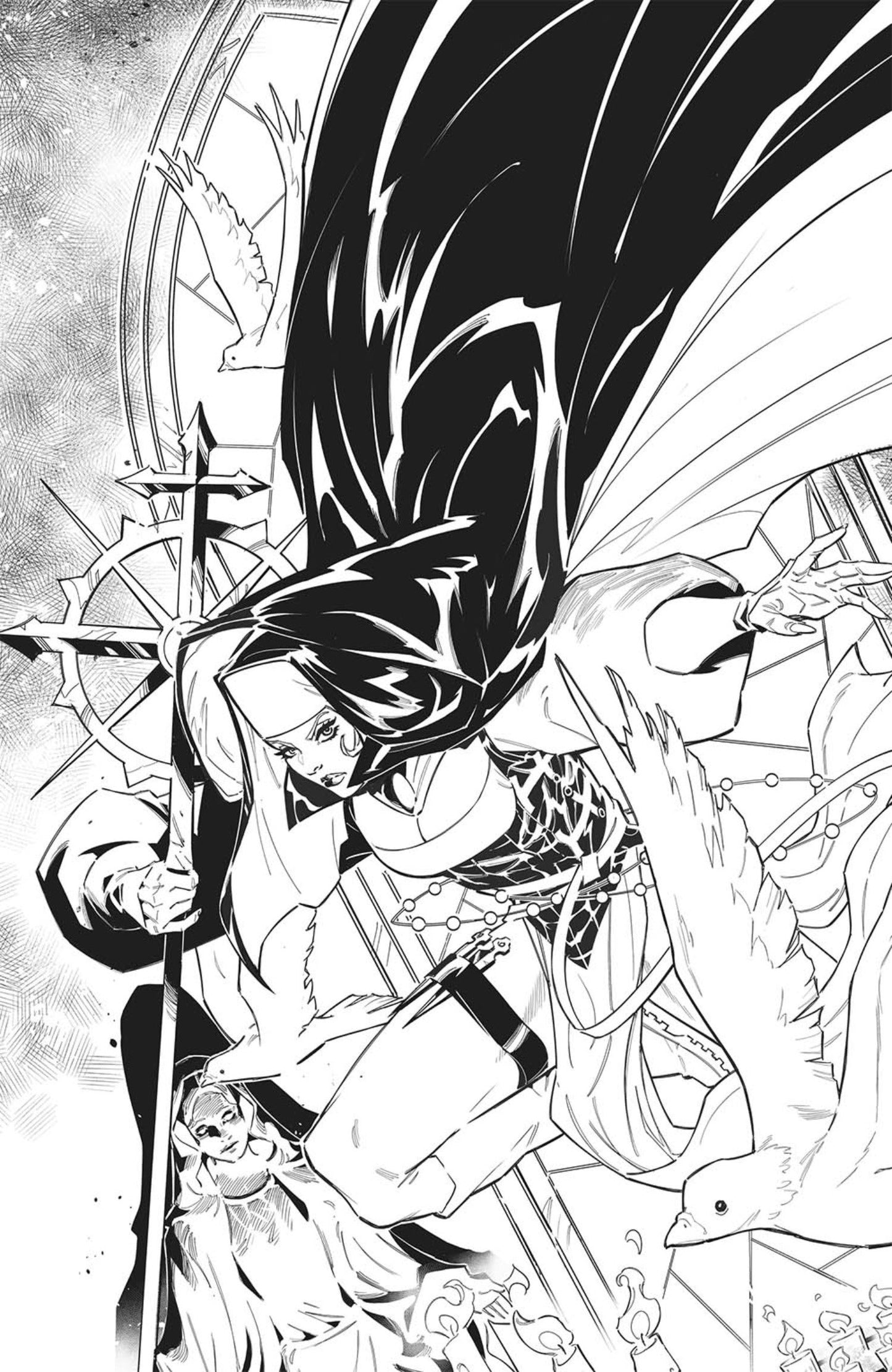 MARIAN HERETIC #1 ZB 2ND PTG (FULL ART, INKS, JARO) (Backorder, Allow 4-5 Weeks)