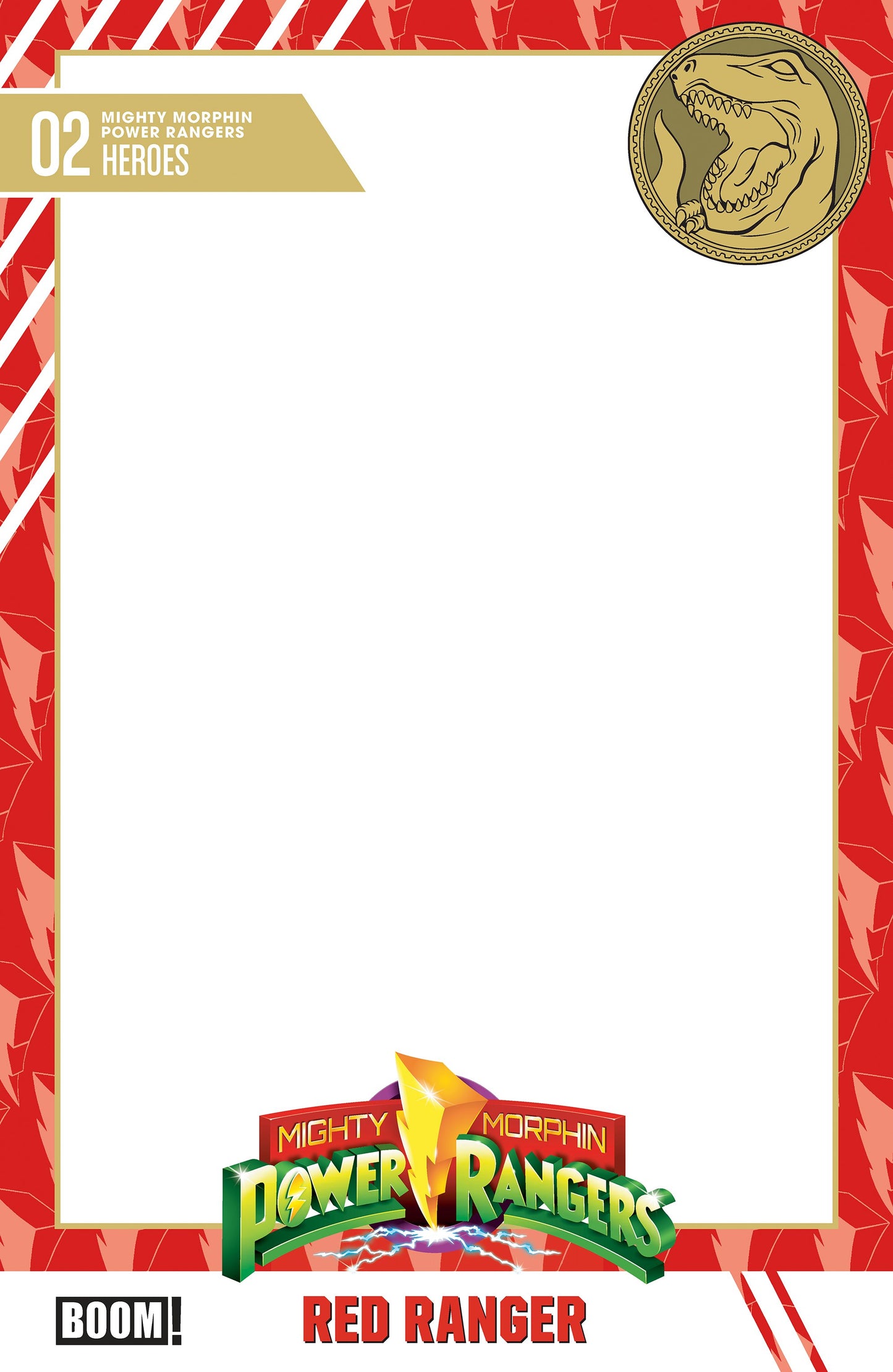 MIGHTY MORPHIN POWER RANGERS (2026) #2 D TRADING CARD BLANK SKETCH VAR (15 Jul Release)