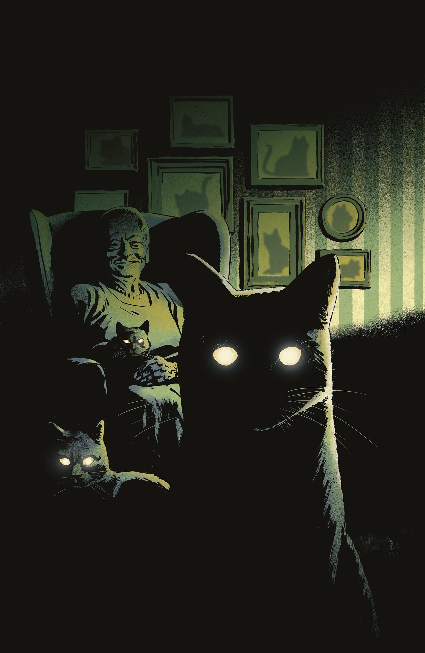 STUFF OF NIGHTMARES: THE CAT IN THE COFFIN #1 C HOMAGE VAR (DRESSED, GORHAM) (19 Aug Release)