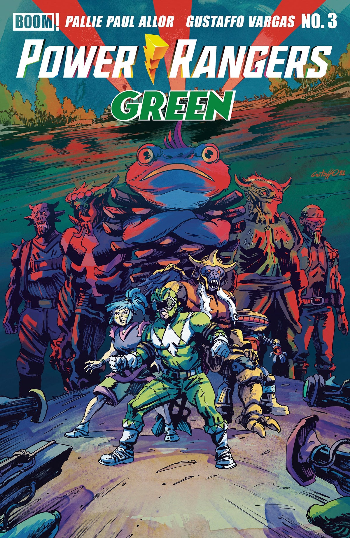 POWER RANGERS GREEN #3 B VAR