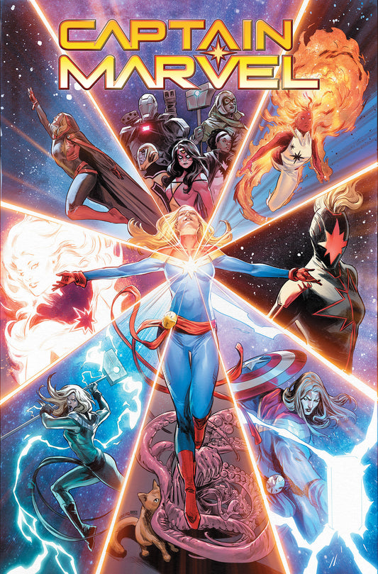CAPTAIN MARVEL: HIGHEST, FURTHEST, FASTEST OMNIBUS CARMEN CARNERO COVER HC (Backorder, Allow 4-5 Weeks)